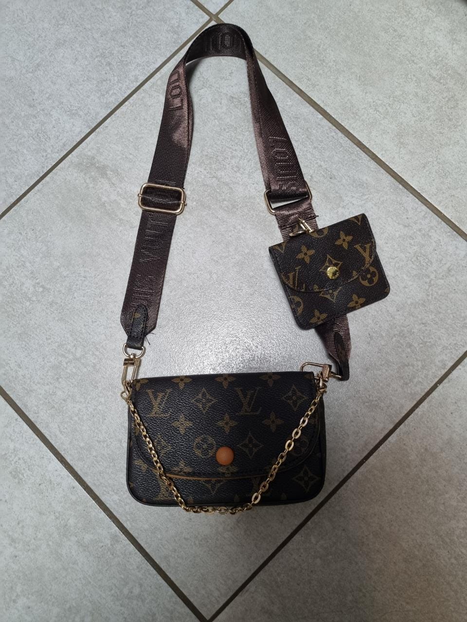 LV Bag - Crossbody Brown or Blue - Fragrance Deliver SA