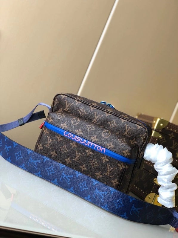 LV Bag - Sling Brown And Blue - Fragrance Deliver SA