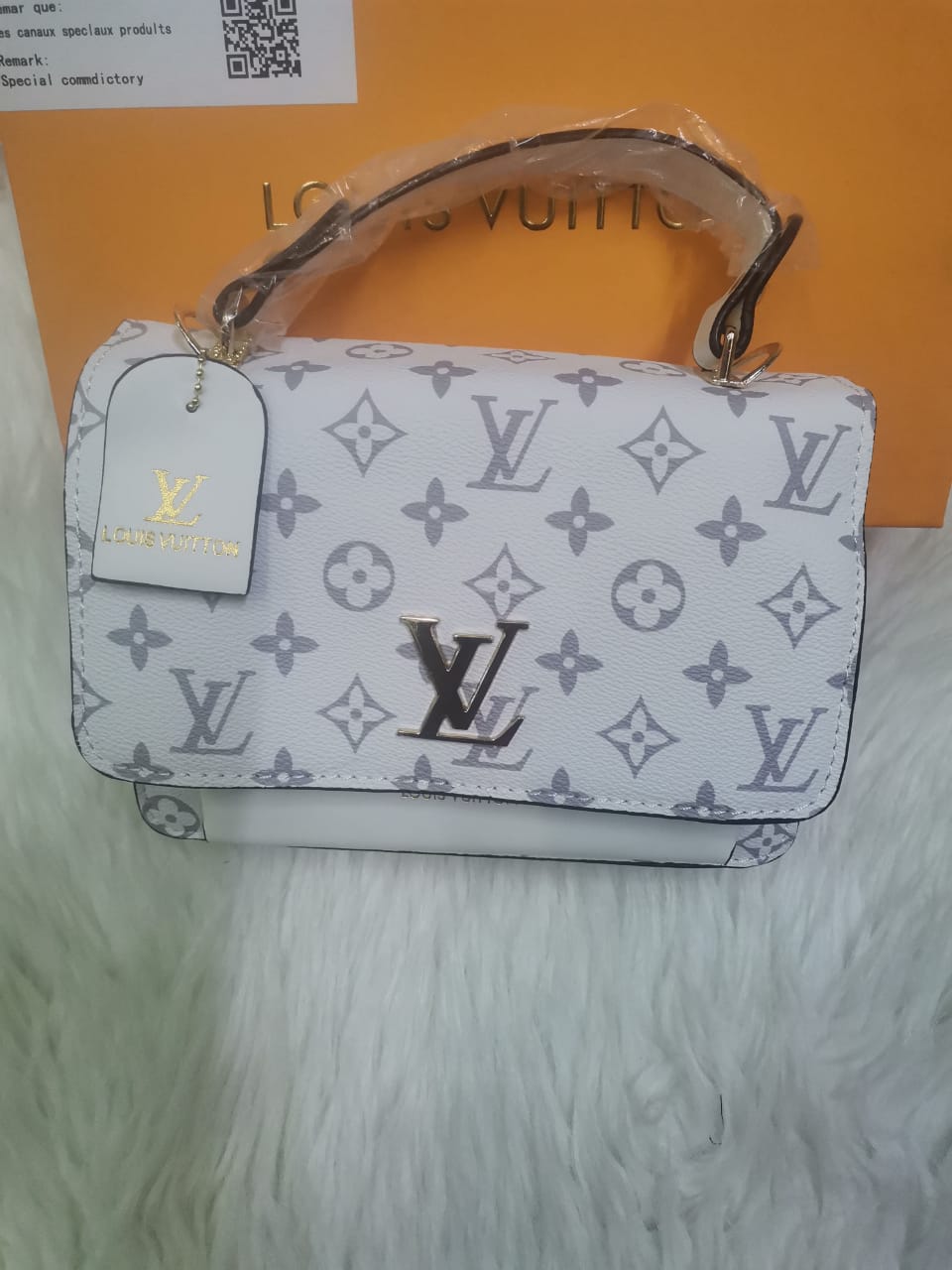 LV Bag - White - Fragrance Deliver SA