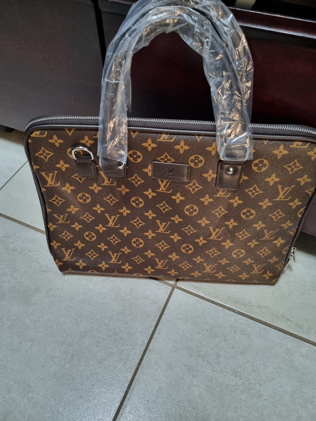 LV Bag - Square or Logo - Fragrance Deliver SA