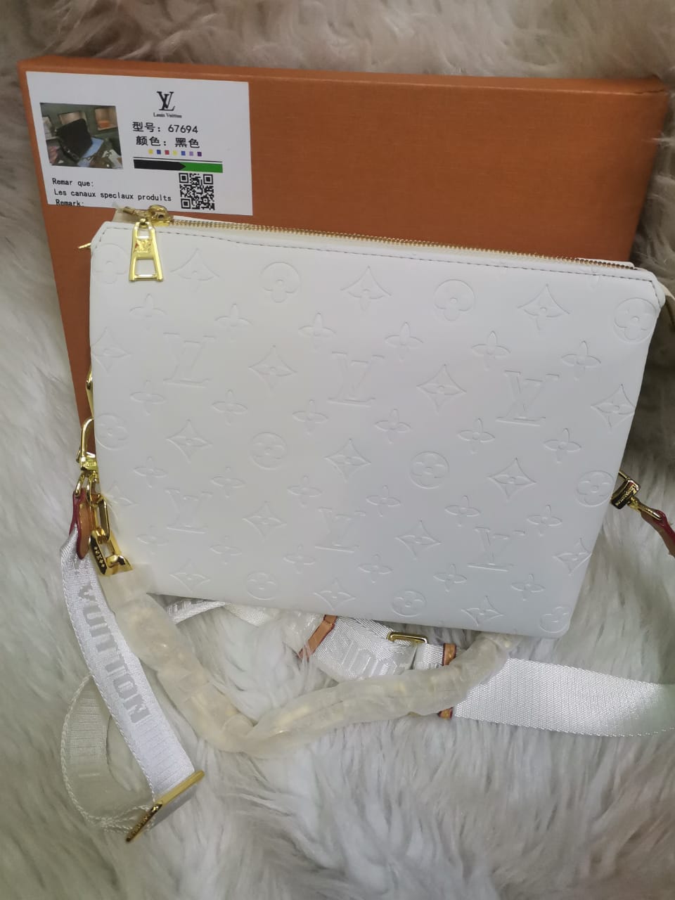 LV Bag - Black and white - Fragrance Deliver SA