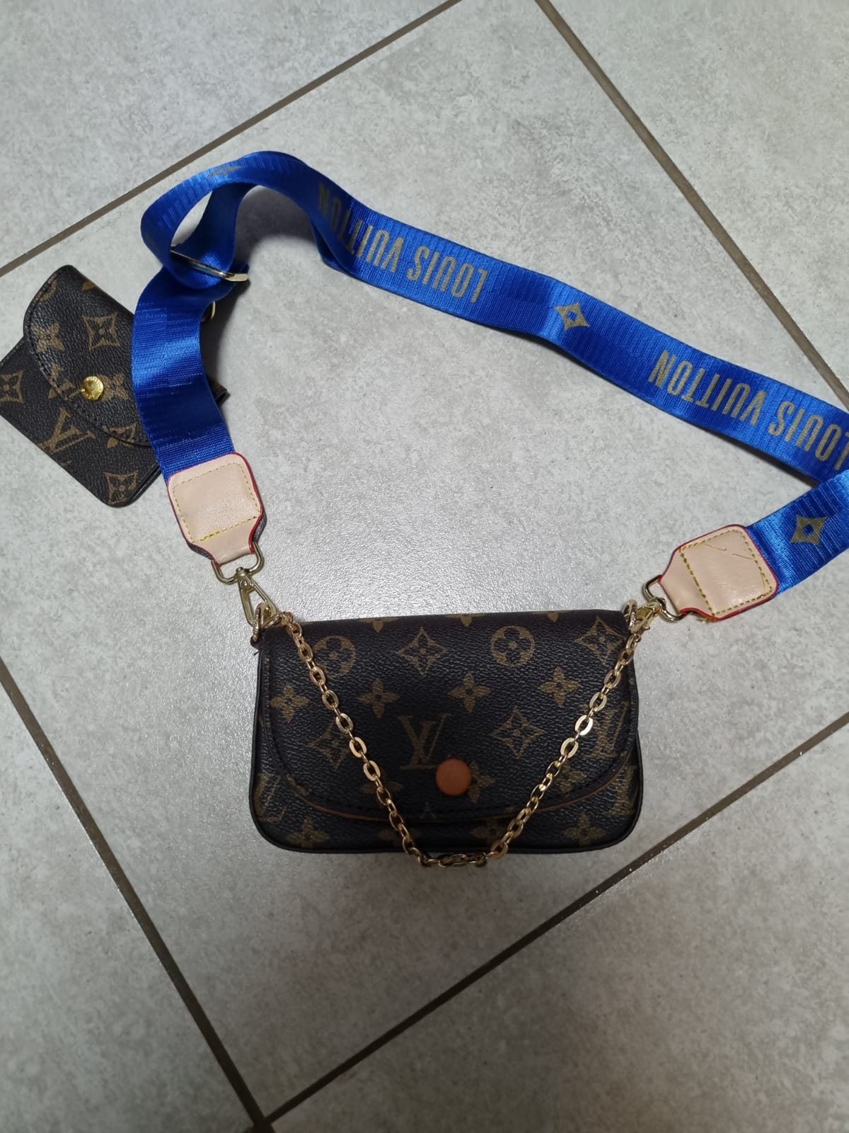 LV Bag - Crossbody Brown or Blue - Fragrance Deliver SA