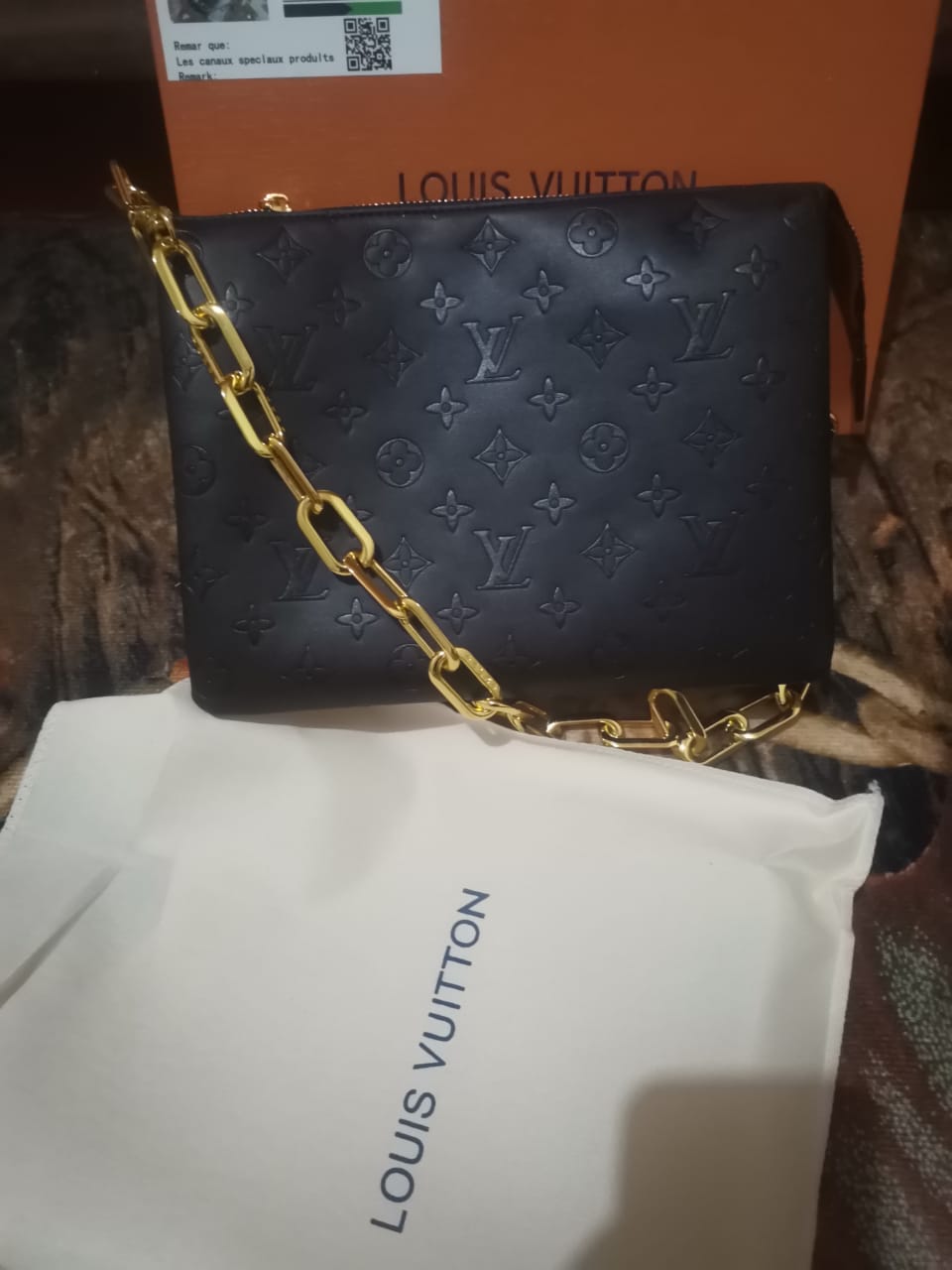 LV Bag - Black and white - Fragrance Deliver SA